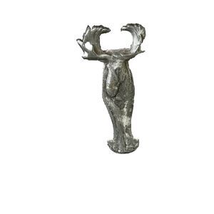 Vintage 3-D Moose Hand Held Metal Bottle Opener. Alaska Souvenir, Made in Canada